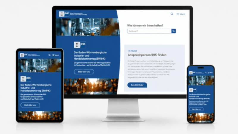 BW-IHK: Baden-Württembergischer Industrie- und Handelskammertag e.V. - Website